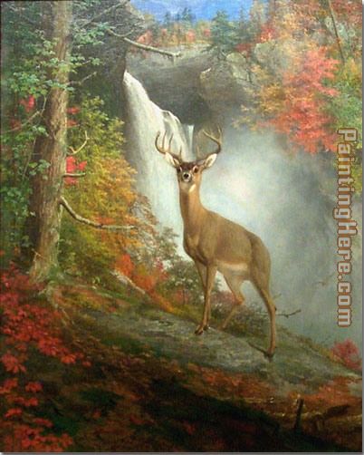 Majestic Stag painting - William Beard Majestic Stag art painting